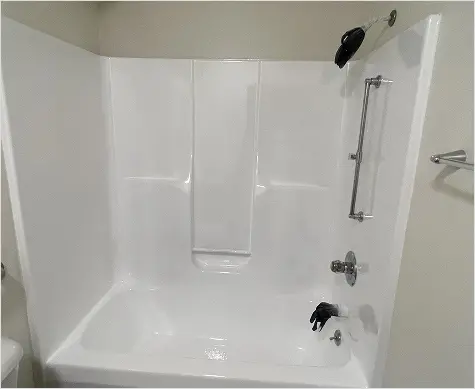 Premium shower refinishing for a refreshed, like-new bathroom appearance